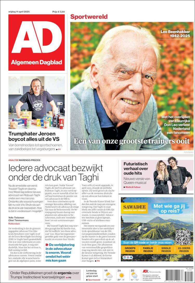 Portada de AD (Pa&iacute;ses Bajos)