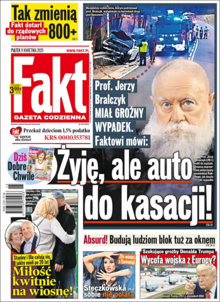 Portada de Fakt (Polonia)