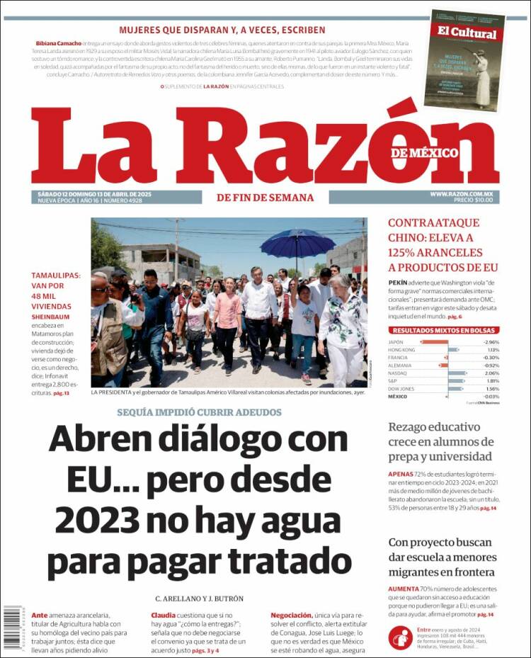 Portada de La Razón (México)