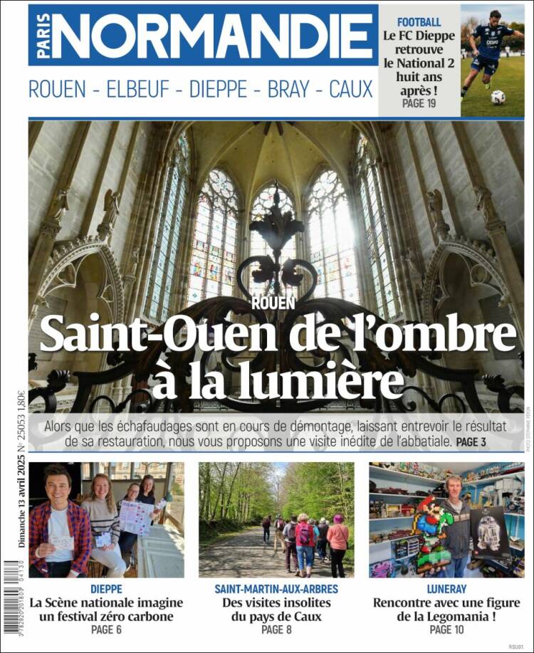 Portada de Paris Normandie (Francia)