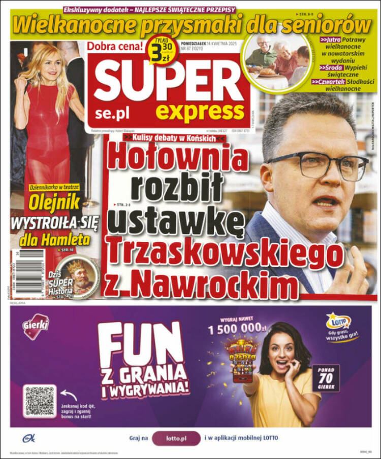 Portada de Super Express (Polonia)