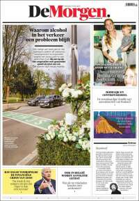 Portada de De Morgen (Belgique)