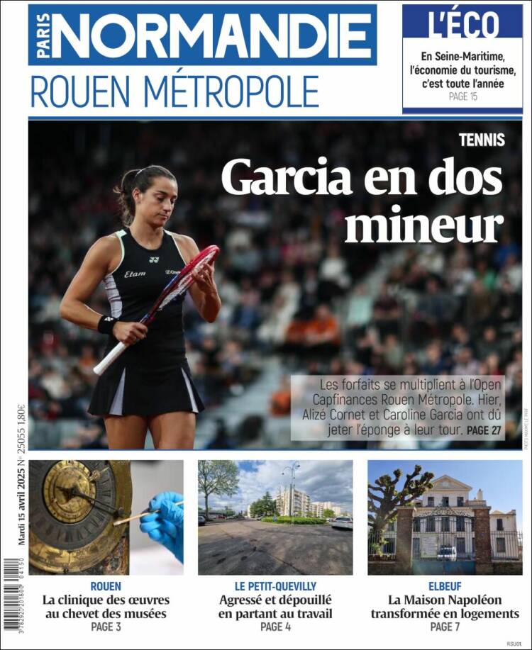 Portada de Paris Normandie (Francia)