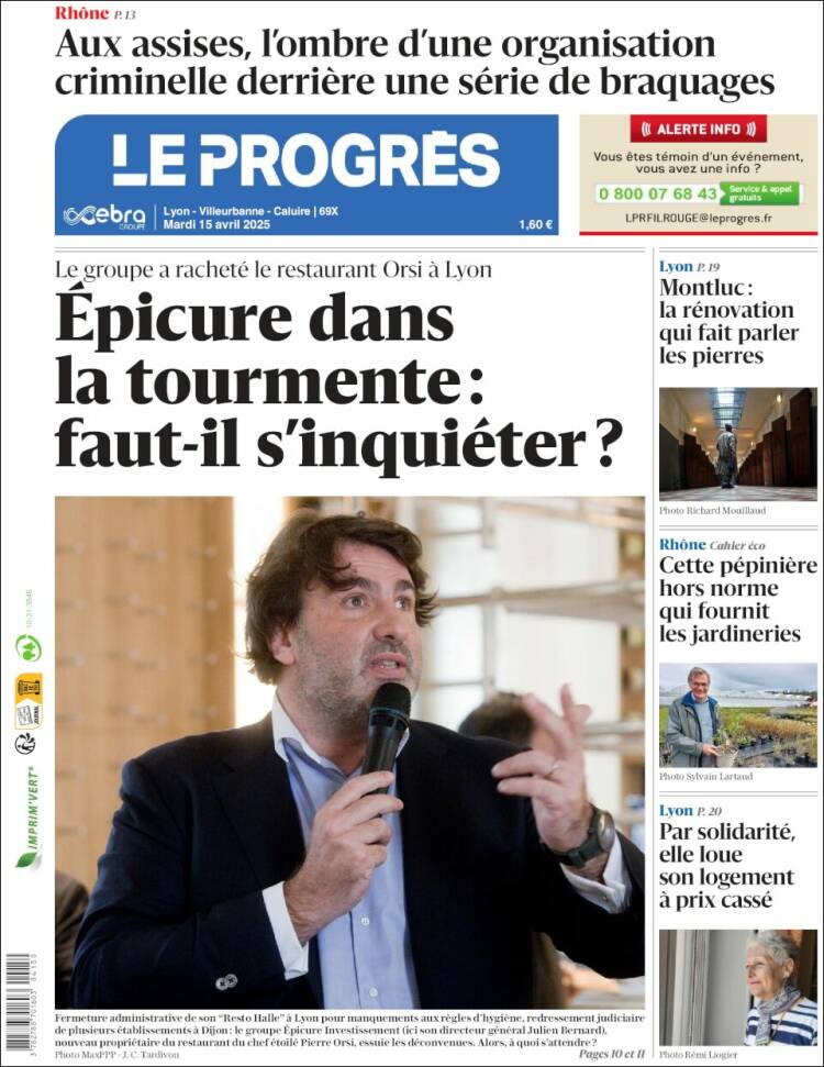 Portada de Progres de Fecamp (Francia)