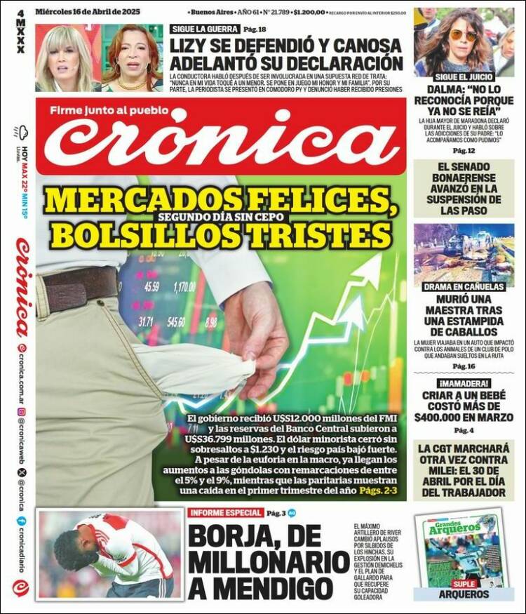 Portada de La Voz del Chaco (Argentina)