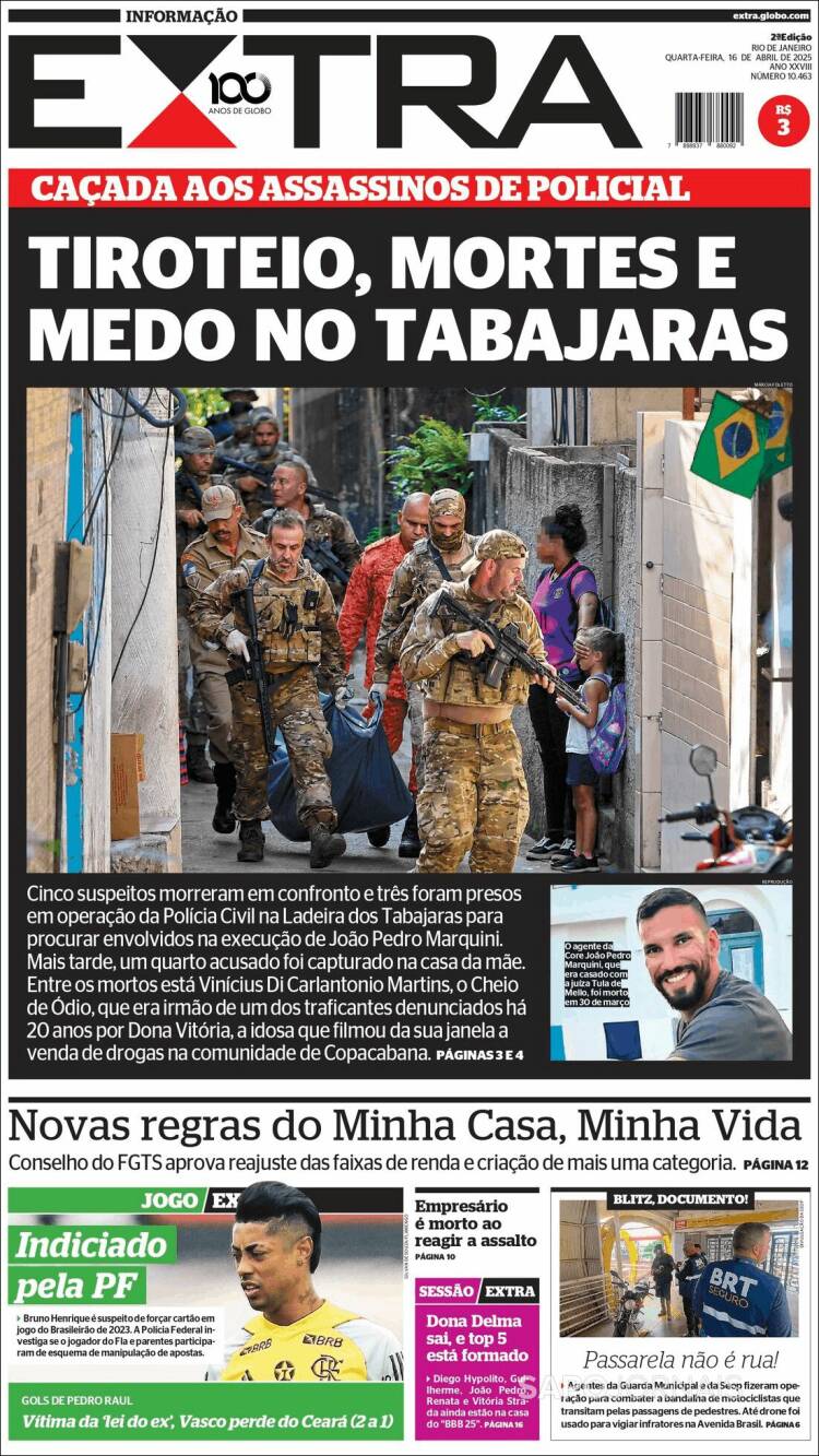 Portada de Extra (Brasil)