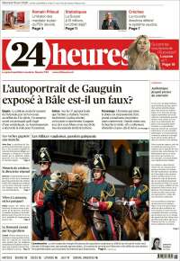 Portada de 24 Heures (Switzerland)