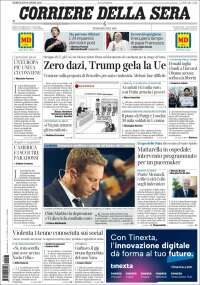 Portada de Corriere della Sera (Italy)