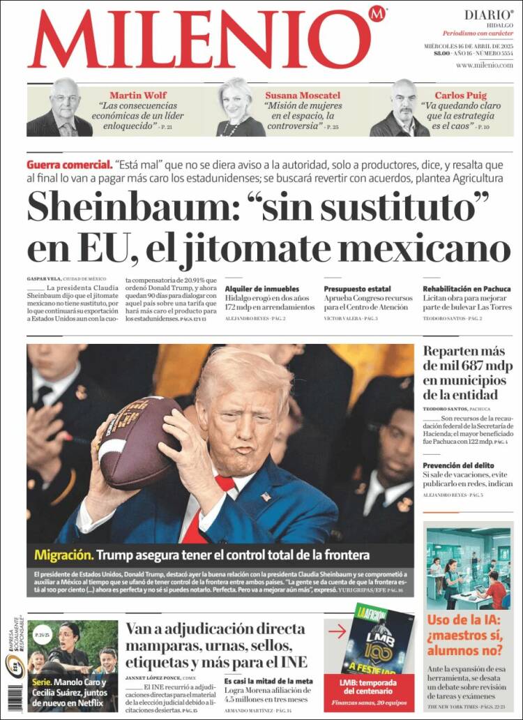 Portada de Milenio de Hidalgo (M&eacute;xico)