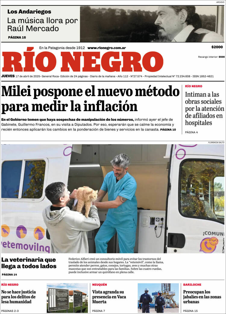 Portada de Rio Negro (Argentina)