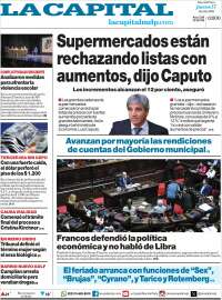 Portada de Diario La Capital - Mar del Plata (Argentina)