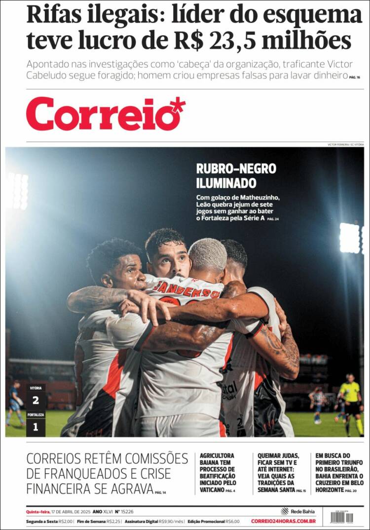 Portada de Correio* (Brasil)