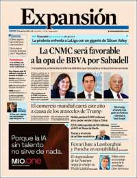 Portada de Expansión (España)