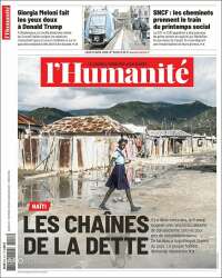 Portada de l'Humanite (Francia)