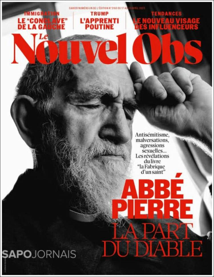 Portada de Le Nouvel Observateur (Francia)