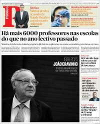 Portada de Público (Portugal)