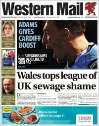 Portada de Western Mail (United Kingdom)