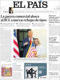 Portada de El País (Spain)