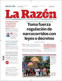Portada de La Razón (México)