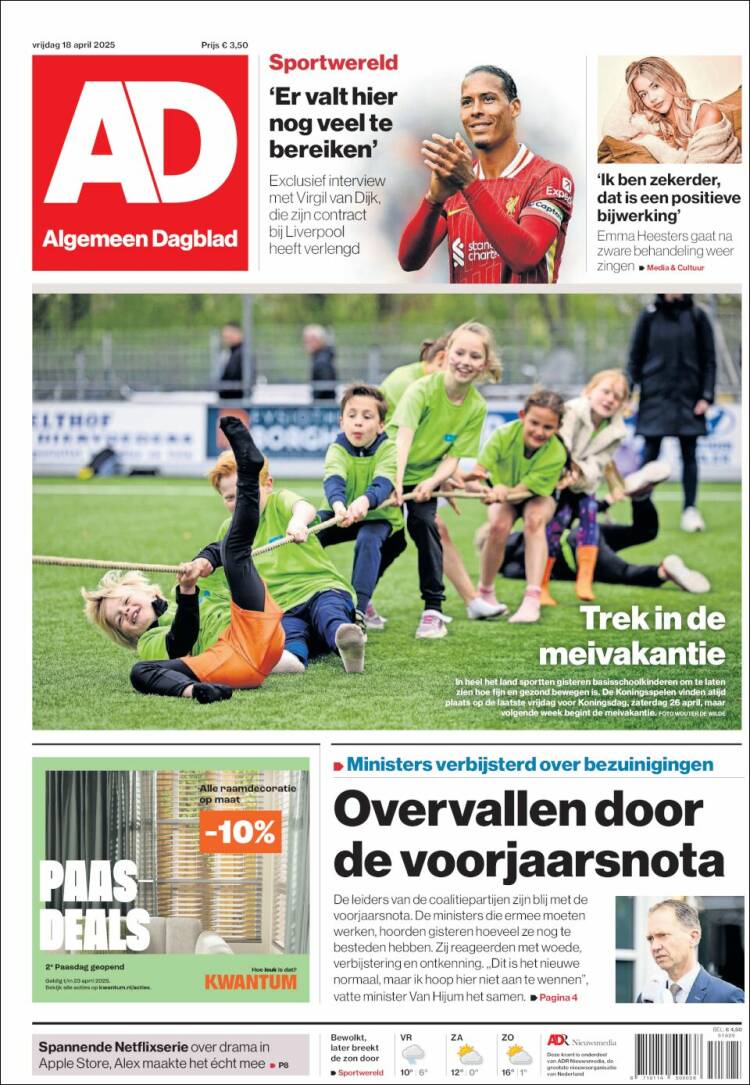 Portada de AD (Pa&iacute;ses Bajos)