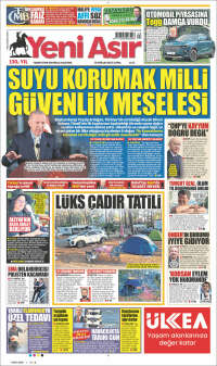 Portada de Yeni Asır (Turquie)