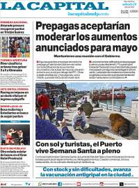 Portada de Diario La Capital - Mar del Plata (Argentina)