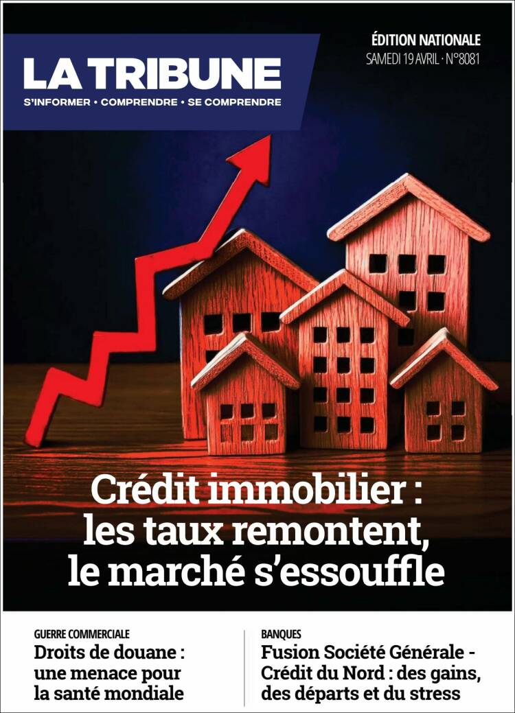 Portada de La Tribune (Francia)