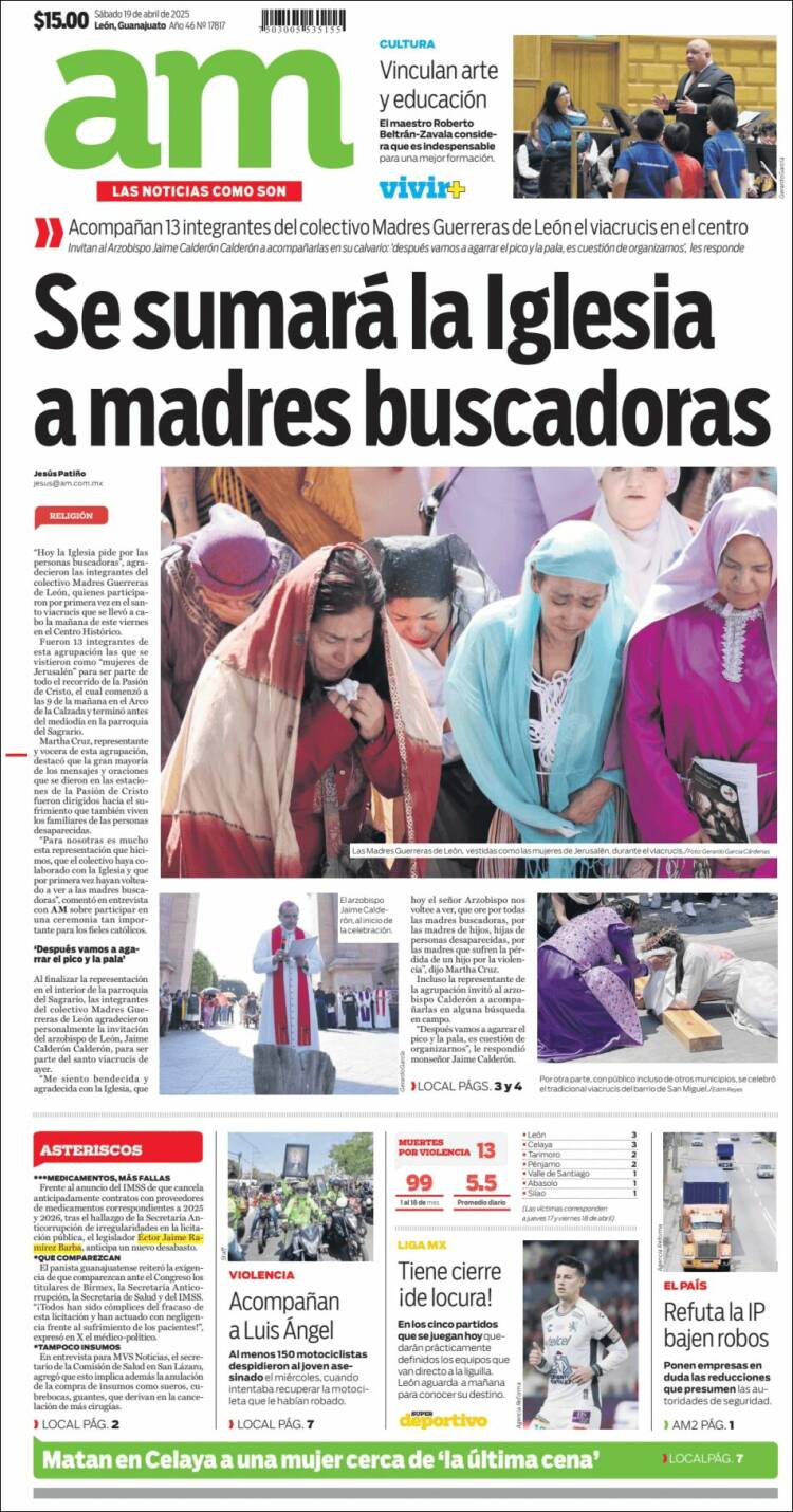 Portada de Al Día A.M. (México)