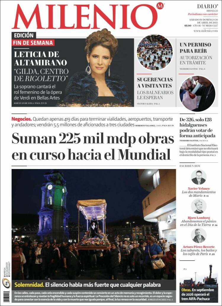 Portada de Milenio de Hidalgo (México)