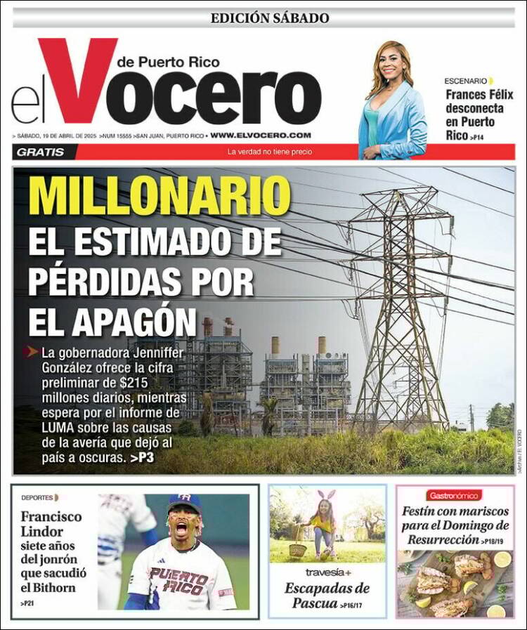 Portada de Vocero (Puerto Rico)