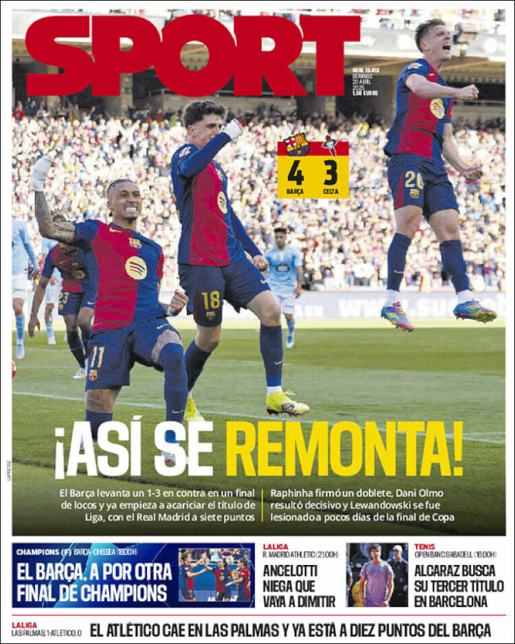 Portada de Sport (España)