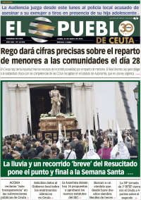 Portada de El Pueblo de Ceuta (España)