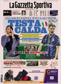 Portada de La Gazzetta dello Sport (Italie)