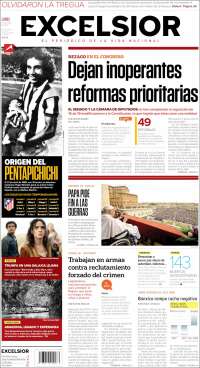 Portada de Excelsior (México)
