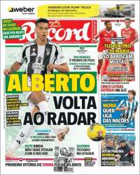 Portada de Record (Portugal)
