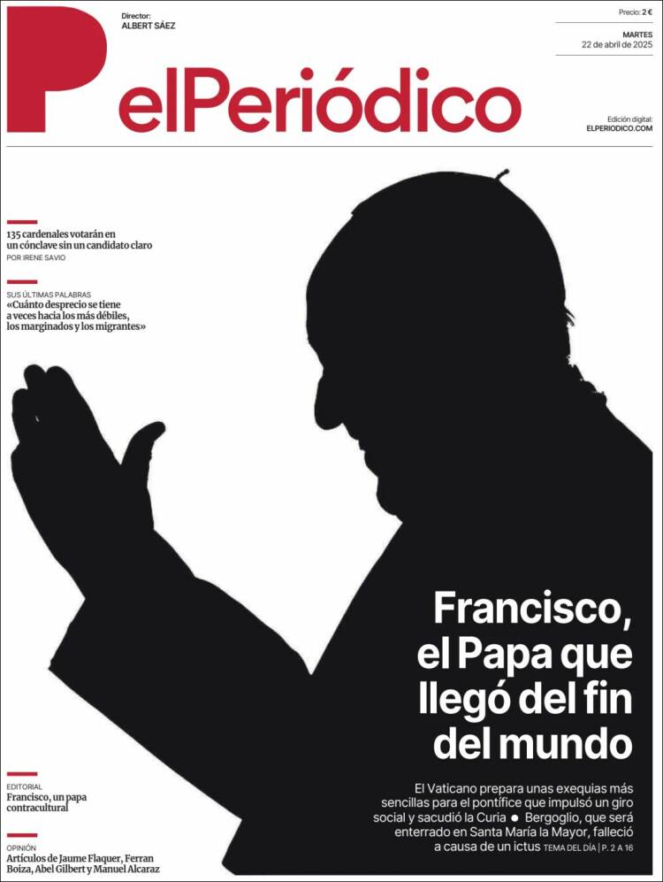 Portada de El Periódico (España)
