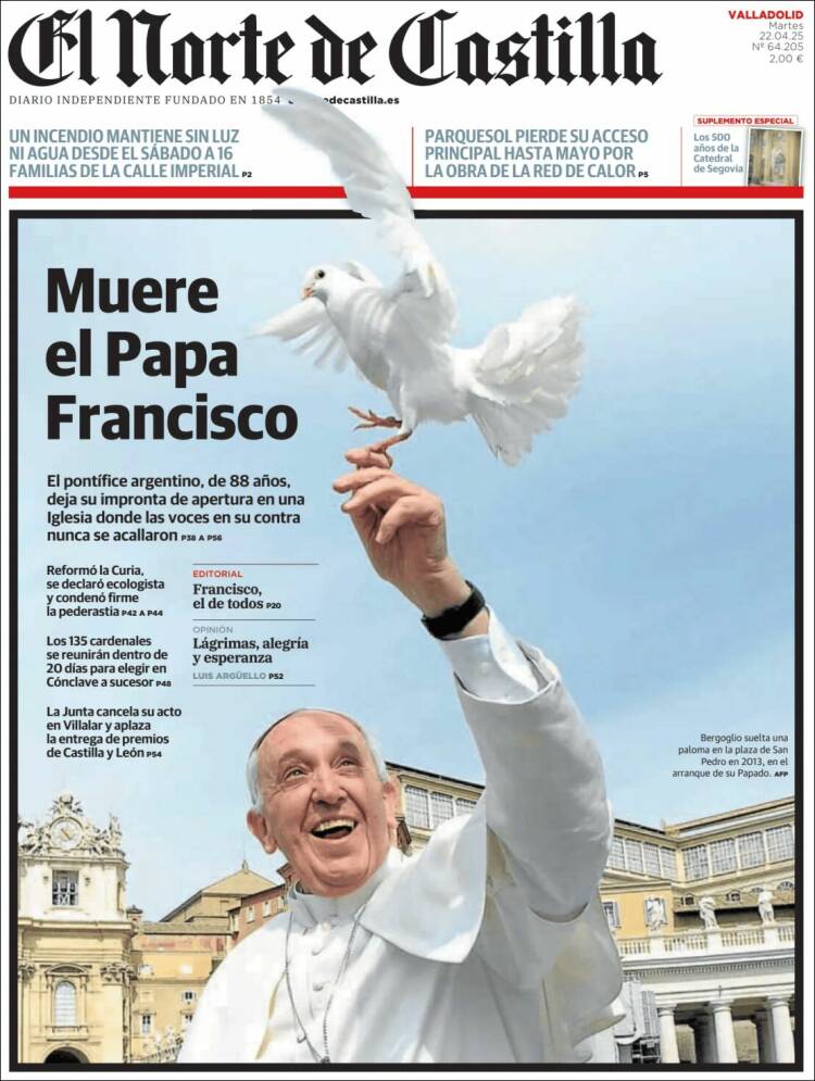 Portada de Norte de Castilla - Valladolid (España)