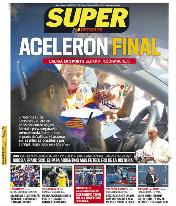 Portada de Superdeporte (España)