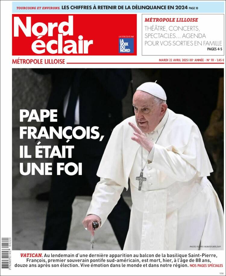 Portada de Nord Éclair (Francia)