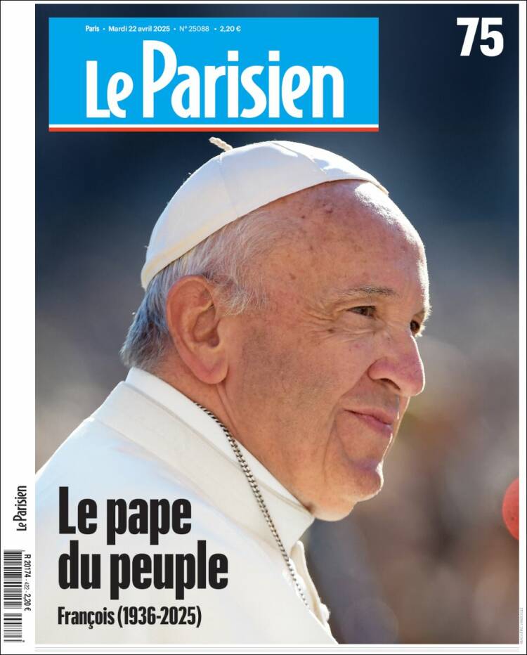 Portada de Le Parisien (Francia)
