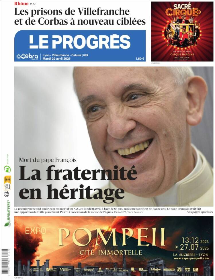 Portada de Progres de Fecamp (Francia)