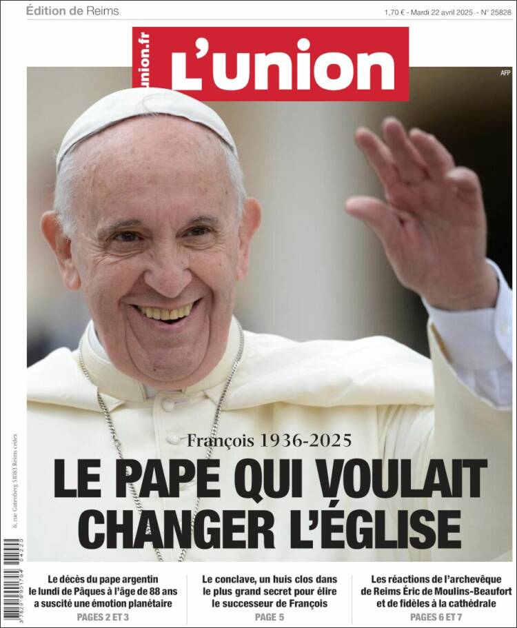 Portada de L'Union (Francia)