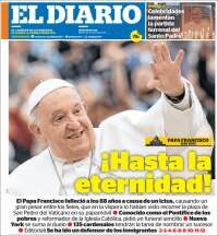 Portada de El Diario NY (USA)