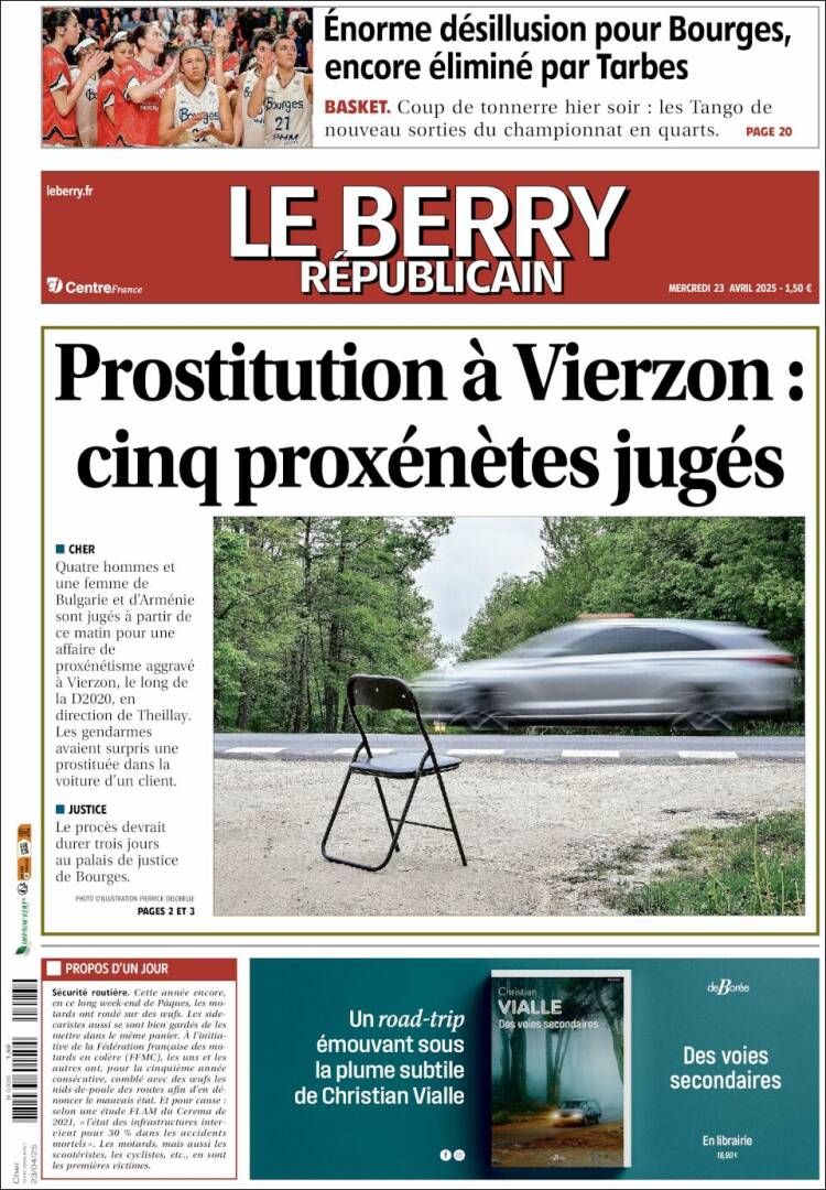 Portada de Berry Republicain (Francia)