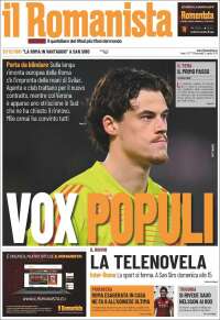 Portada de Romanista (Italie)