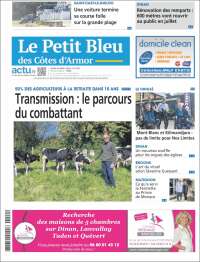 Portada de Le Petit Bleu (France)