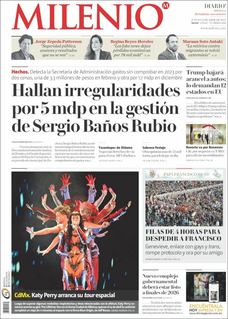 Portada de Milenio de Hidalgo (Mexico)