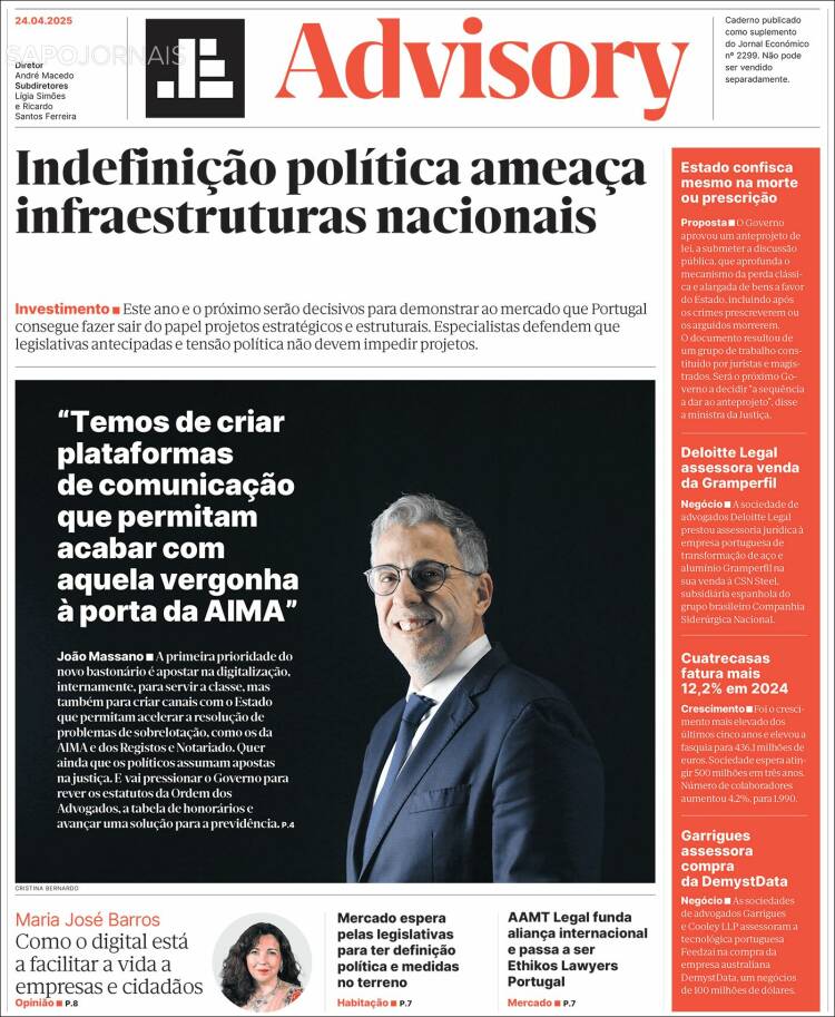 Portada de Oje (Portugal)