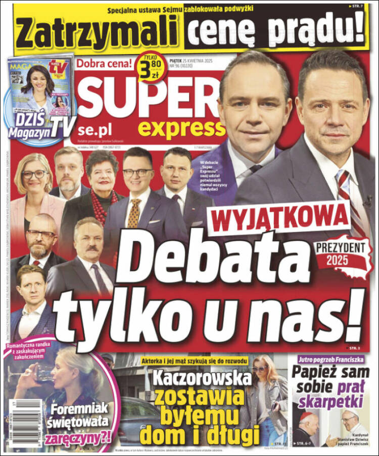Portada de Super Express (Polonia)