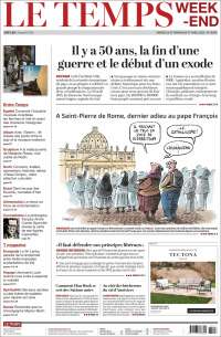 Portada de Le Matin (Suisse)